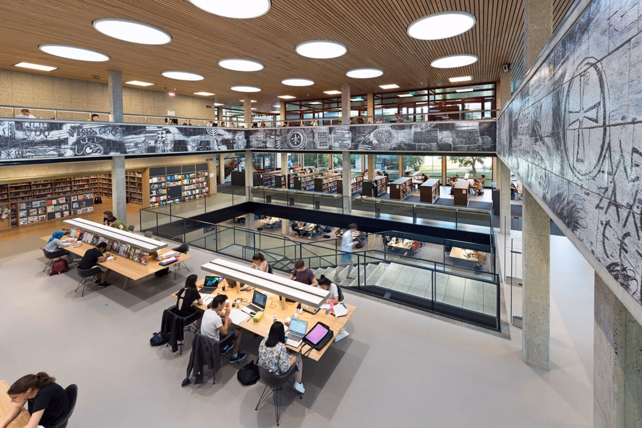 Erasmus University Library interior 