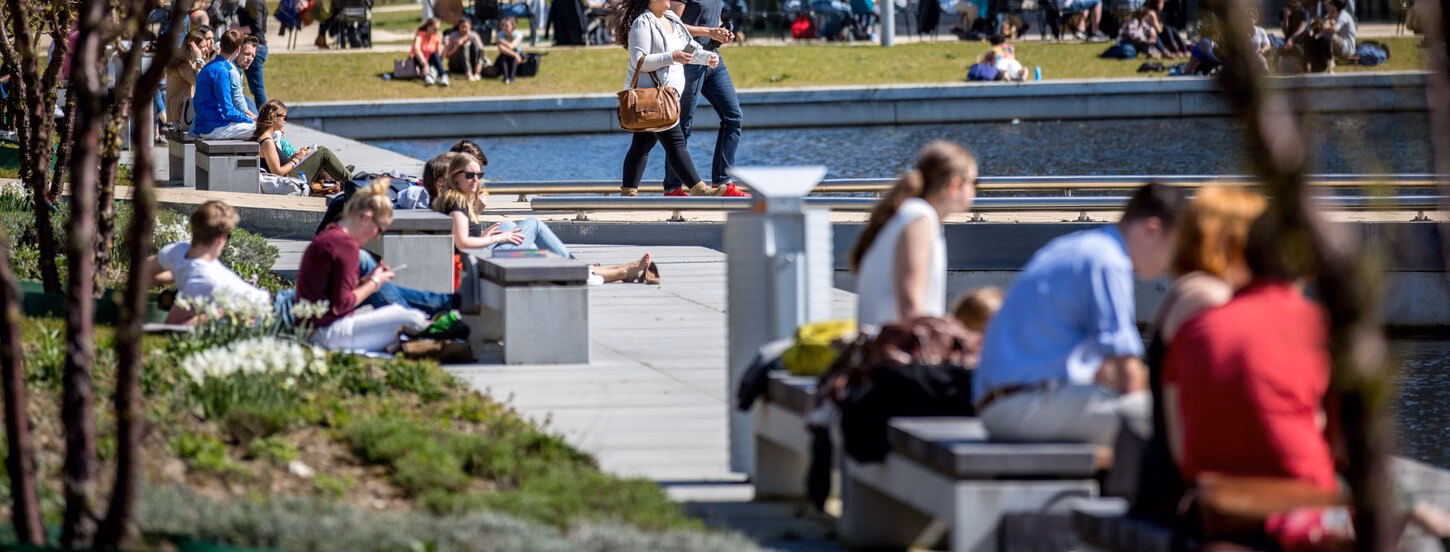 Campus in de zomer