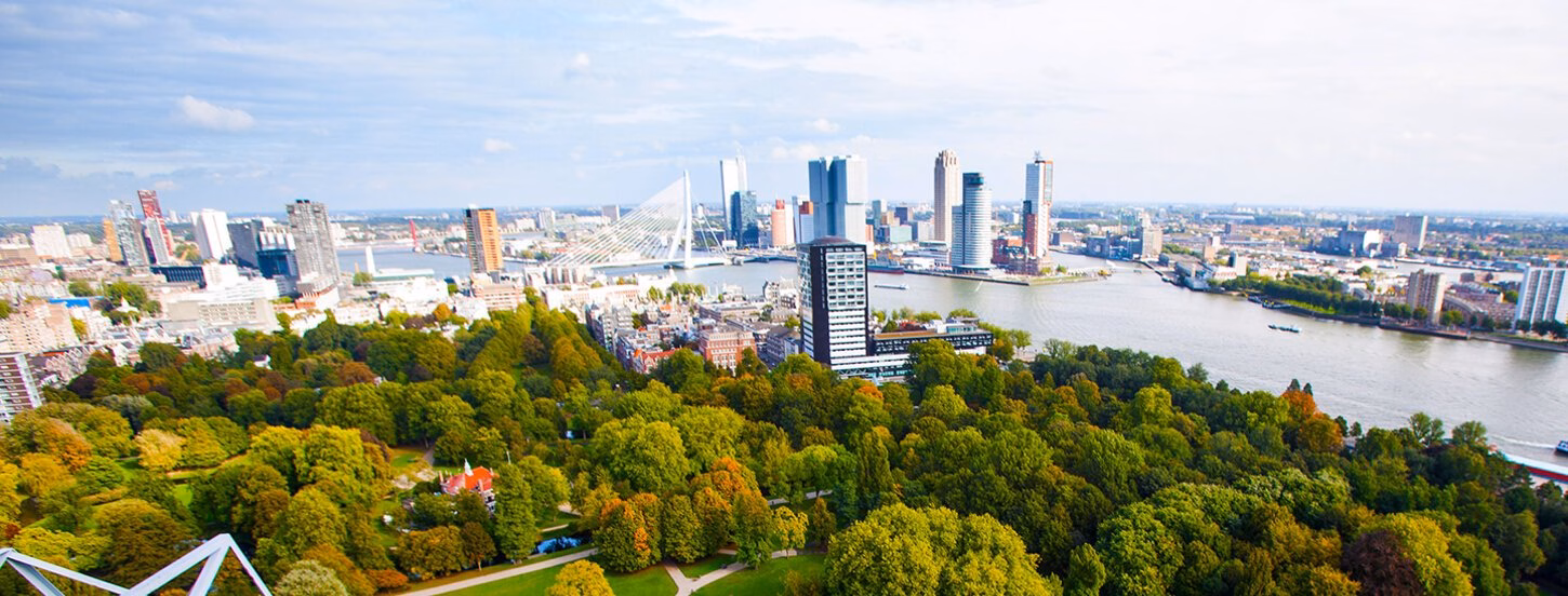 Skyline of Rotterdam 