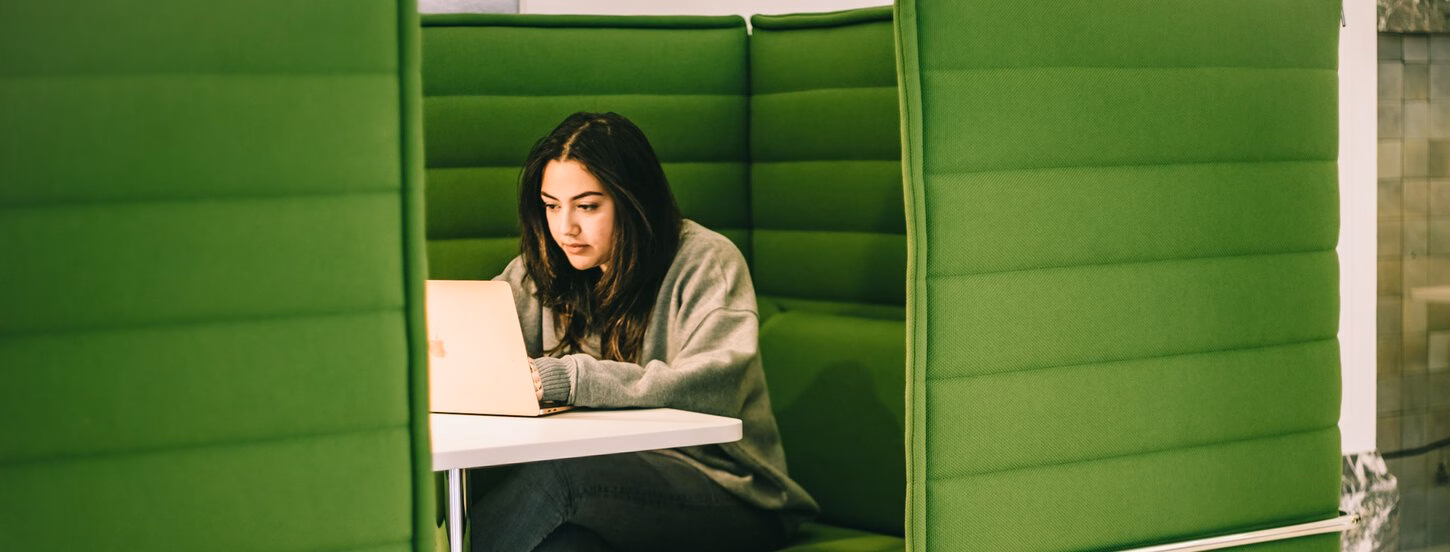 Student studying at EUC