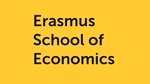 Logo Erasmus School of Economics in black letters on a yellow background
