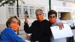 Board members wearing facemasks in Rotterdam