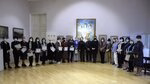 Museum staff and the Georgian minister of Cultural affairs, who completed a training given by Gvantsa