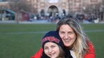 Gvantsa's daughter visiting for a day out in Amsterdam