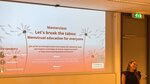 Presentatie van het Period Poverty project.