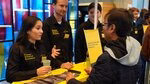 Ambassadors explain during the Bachelor Open Day.