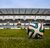 Voetbal in een voetbalstadion.