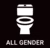 All gender toilet sign