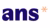Logo reading ‘ans*’ in bold blue letters with an orange asterisk