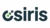 Osiris logo featuring a pixelated green O and dark sans-serif letters