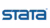 STATA logo in bold blue stylized text
