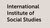 The light grey logo of International Institute of Social Studies with these words in black