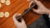 Person stacking money