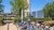 Geparkeerde fietsen op de campus