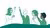 Four people together, and three of them are raising one of their arms. 