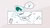 A top view on a person sitting at a table working on a mindmap, and a thought bubble above her head with a lightbulb. 