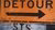 detour sign