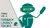 Green stylized robot waving and holding a pen beside “Feedback with AI Feedback Literacy Toolbox.”