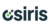 Osiris logo featuring a pixelated green O and dark sans-serif letters