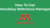 Groene banner met tekst ‘How To Use Mendeley Reference Manager’ en rood Mendeley-logo