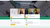 Website homepage with green banner, search bar, three educator image tiles and resource panels
