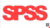 graphic: SPSS logo in bold red letters on white background