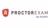 ProctorExam by Turnitin logo with red proctor icon and black text