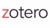 Zotero logo with red “z” and black “otero” text