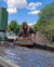 Bram aan het werk op de campus